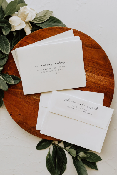 Personalized Wedding Envelopes – Budget Wedding Cards & Invitations
